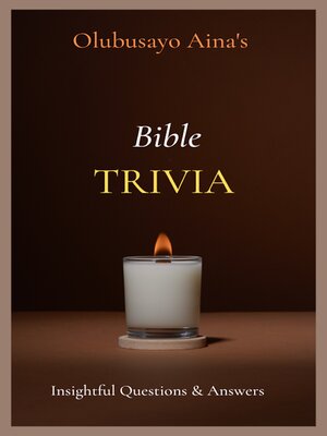cover image of Olubusayo Aina's Bible Trivia